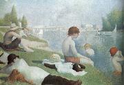Georges Seurat Bath oil painting artist